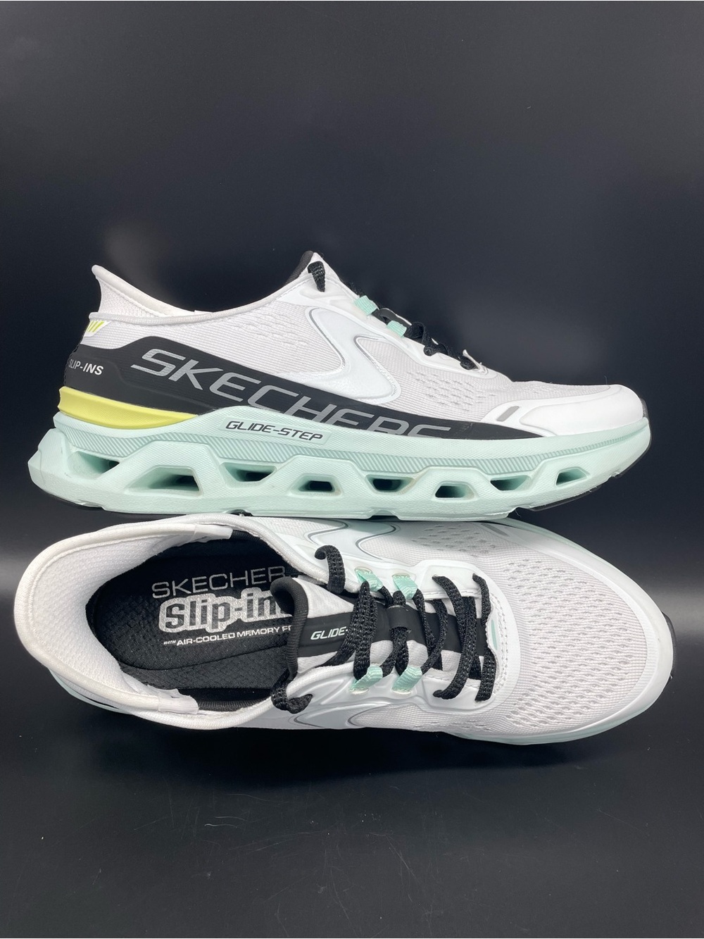 Skechers Women's Glide-Step Hands Free Slip-Ins Air Cooled Memory Foam Sneakers